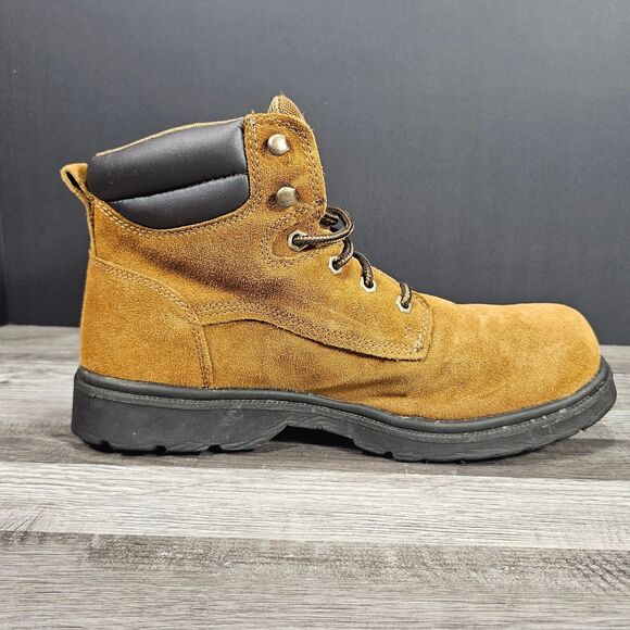 Brahma Men's Boots Size 12 Brown Leather Work Hiking Boot - Picture 8 of 11